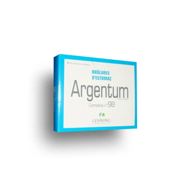 Lehning Complexe N°98 argentum brûlures d'estomac