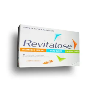 Revitalose sans sucre fatigue passagère