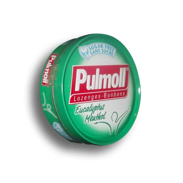 Pulmoll pastilles eucalyptus menthol sans sucre - Maux de gorge