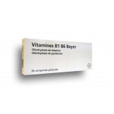 Vitamines B1 B6 Bayer - Boite de 20 comprimés