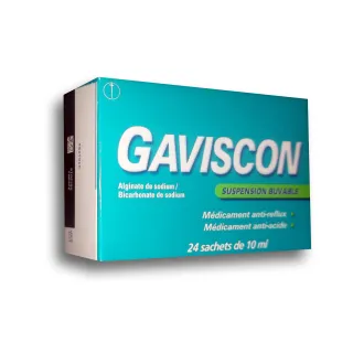 Gaviscon suspension buvable en boite de 24 sachets