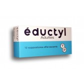 Eductyl adultes - 12 suppositoires effervescents