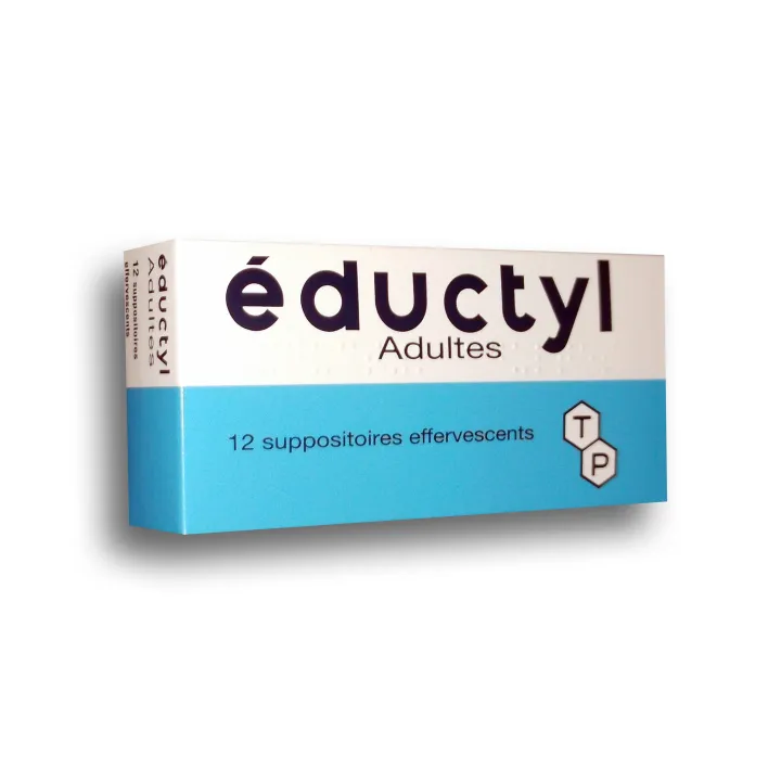 Eductyl adultes boite de 12 suppositoires effervescents