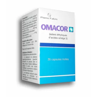 Omacor capsule molle boite de 28