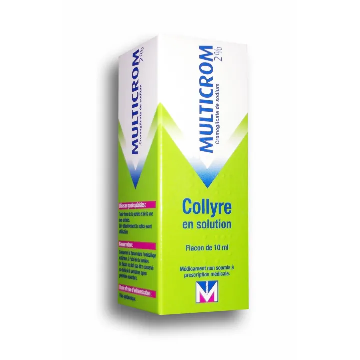 Multicrom 2% collyre en solution flacon de 10 ml