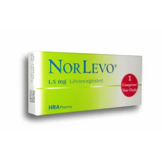 Norlevo 1,5 mg contraception d'urgence boite de 1 comprimé
