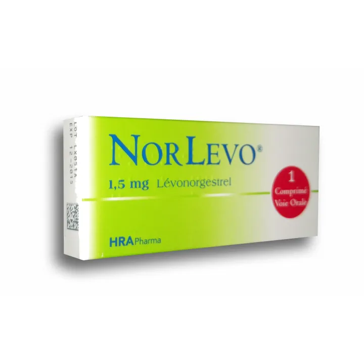 Norlevo 1,5 mg contraception d'urgence boite de 1 comprimé
