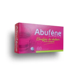 Abufène 400mg comprimé bouffées de chaleur boite de 60