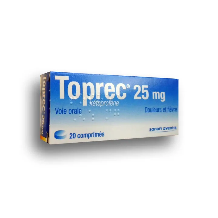 Toprec 25 mg comprimé kétoprofène boite de 20