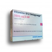 Vitamine B12 Delagrange 1000 ug/2ml - Boite de 6 ampoules