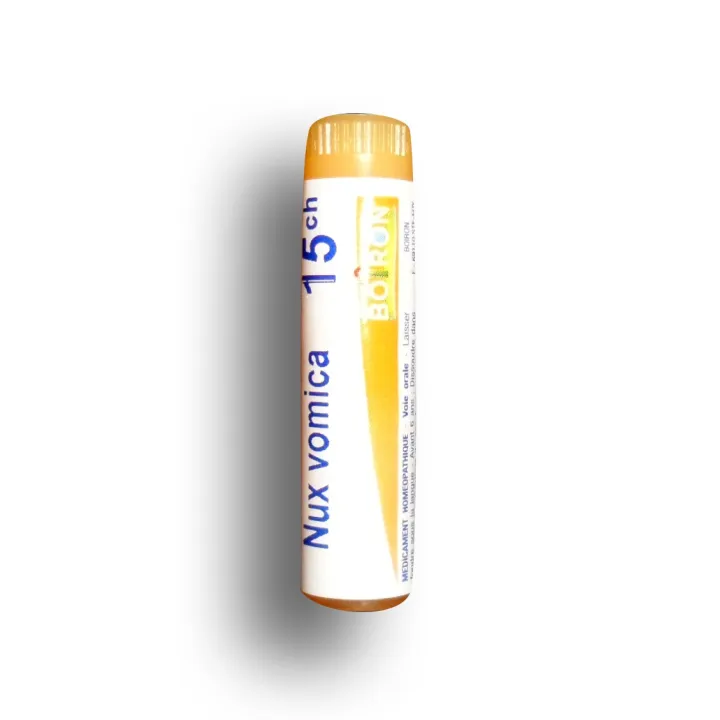 Nux vomica Boiron tubes granules et doses - 4 CH 5 CH 7 CH 9 CH 12 CH 15 CH 30 CH