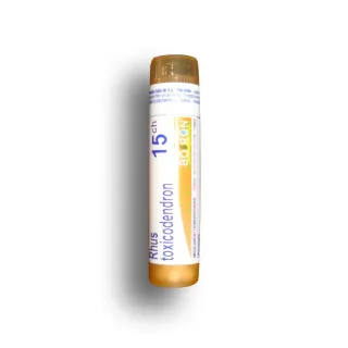 Rhus toxicodendron Boiron tube granules et doses - 4 CH  5 CH 7 CH 9 CH 12 CH 15 CH 30 CH 