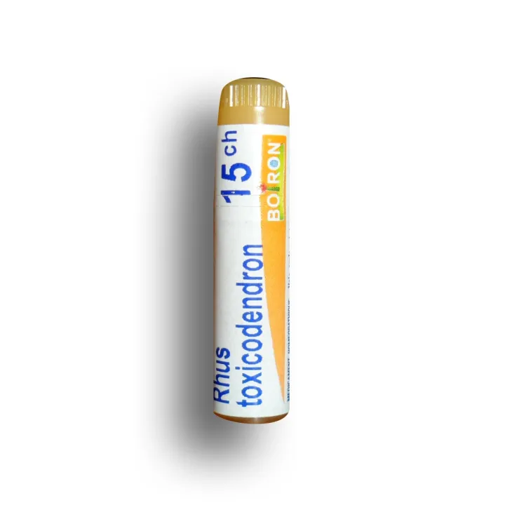 Rhus toxicodendron Boiron tube granules et doses - 4 CH  5 CH 7 CH 9 CH 12 CH 15 CH 30 CH 