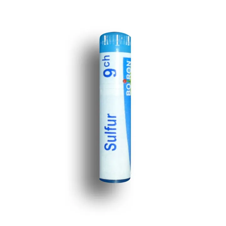 Sulfur Boiron tube granules et doses -  4 CH 5 CH 7 CH 9 CH 12 CH 15 CH 30 CH