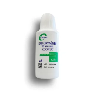Eau oxygénée Cooper flacon de 125 ml