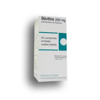 Bévitine 250 mg comprimé boite de 20