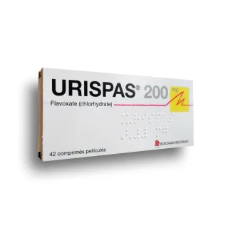 Urispas 200 mg en boite de 42 comprimés pelliculés