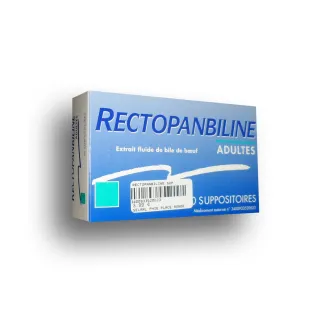 Rectopanbiline suppositoire adulte boite de 10