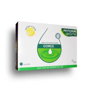 Phytosun Pastilles en boîte de 24 pastilles à sucer au miel ou au citron Phytosun Pastilles en boîte de 24 pastilles à sucer au miel ou au citron