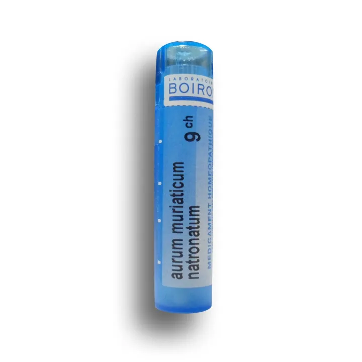 Aurum muriaticum natronatum 9 CH Boiron tubes granules homéopathie