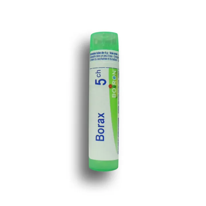 Borax Boiron tubes granules et doses - 7 CH 9 CH 15 CH 30 CH