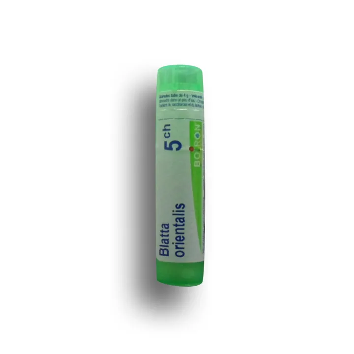 Blatta orientalis Boiron tubes granules et doses - 4 CH 5 CH 7 CH 9 CH 12 CH 15 CH 30 CH