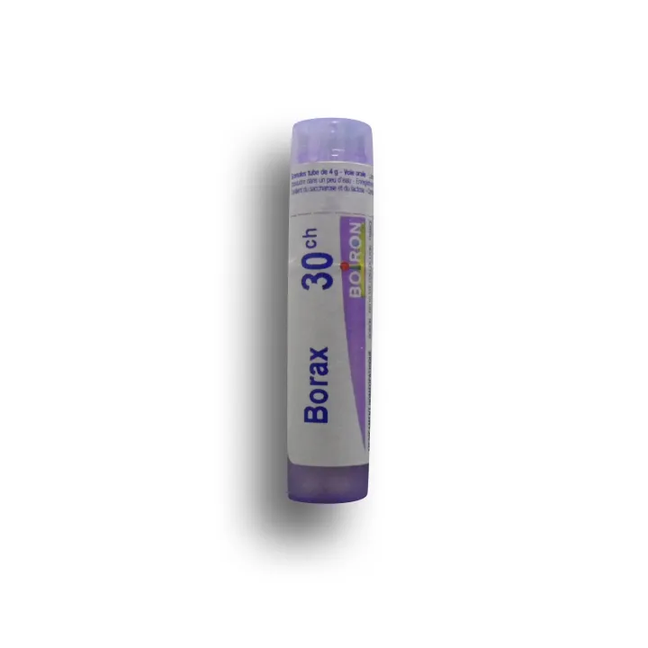Borax Boiron tubes granules et doses - 7 CH 9 CH 15 CH 30 CH