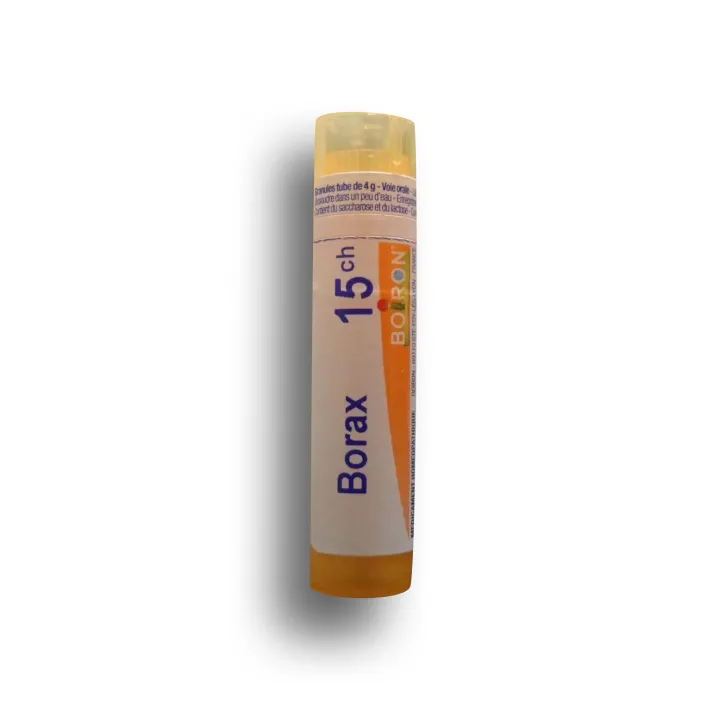 Borax Boiron tubes granules et doses - 7 CH 9 CH 15 CH 30 CH