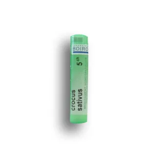 Crocus Sativus Boiron tubes granules et doses - 4 CH 5 CH  7 CH 9 CH 12 CH 15 CH 30 CH