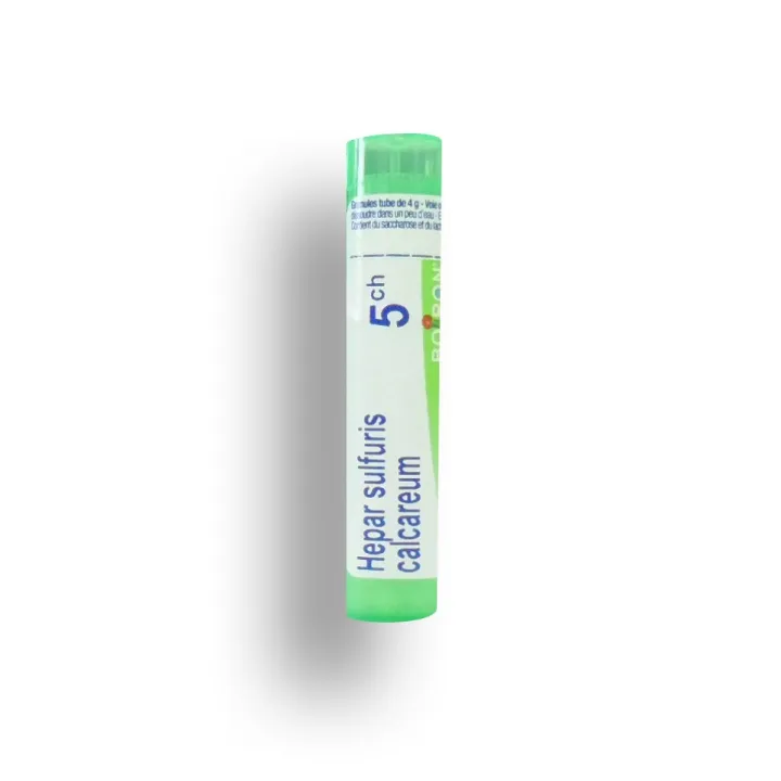 Hepar sulfuris calcareum Boiron tubes granules et doses - 4 CH 5 CH  7 CH 9 CH 12 CH 15 CH 30 CH