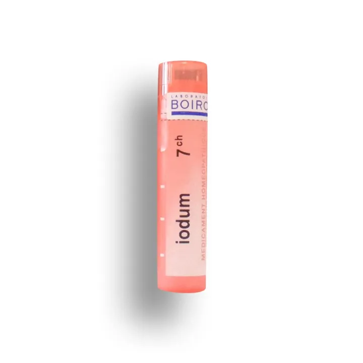 Iodum Boiron tubes granules et doses - 4 CH 5 CH  7 CH 9 CH 12 CH 15 CH 30 CH