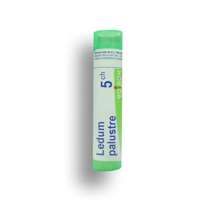 Ledum palustre Boiron tubes granules et doses - 4 CH 5 CH 7 CH 9 CH 12 CH 15 CH 30 CH