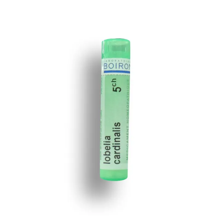 Lobelia cardinalis Boiron tubes granules et doses - 4 CH 5 CH 7 CH 9 CH 12 CH 15 CH 30 CH