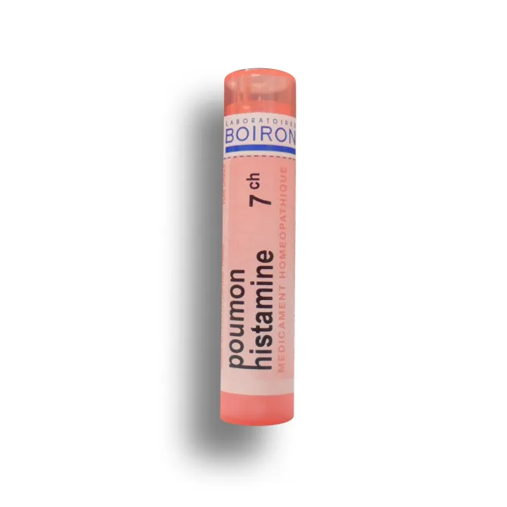Poumon histamine Boiron tube granules et doses - 4 CH 5 CH 7 CH 9 CH 12 CH 15 CH 30 CH