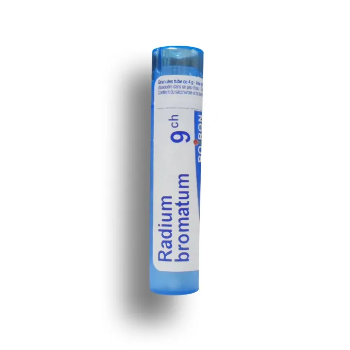 Radium Bromatum Boiron tubes granules et doses - 4 CH 5 CH 7 CH 9 CH 12 CH 15 CH 30 CH