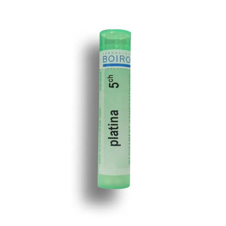 Platina Boiron tubes granules et doses - 4 CH 5 CH 7 CH 9 CH 12 CH 15 CH 30 CH