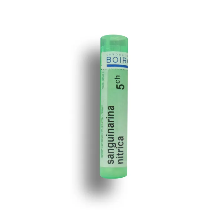 Sanguinaria nitrica Boiron tubes granules et doses - 4 CH 5 CH 7 CH 9 CH 12 CH 15 CH 30 CH