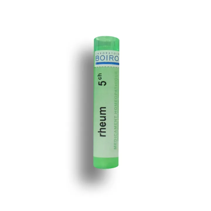 Rheum Boiron tubes granules et doses - 4 CH 5 CH 7 CH 9 CH 12 CH 15 CH 30 CH