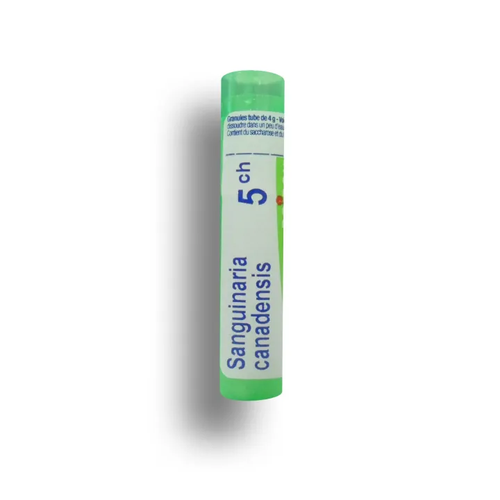 Sanguinaria canadensis Boiron tubes granules et doses - 4 CH 5 CH 7 CH 9 CH 12 CH 15 CH 30 CH
