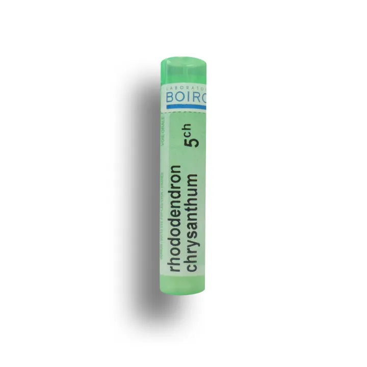 Rhododendron chrysanthum Boiron tubes granules et doses - 4 CH 5 CH 7 CH 9 CH 12 CH 15 CH 30 CH