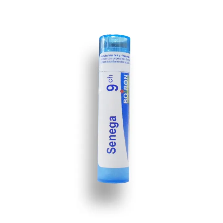 Senega Boiron tubes granules et doses - 4 CH 5 CH 7 CH 9 CH 12 CH 15 CH 30 CH