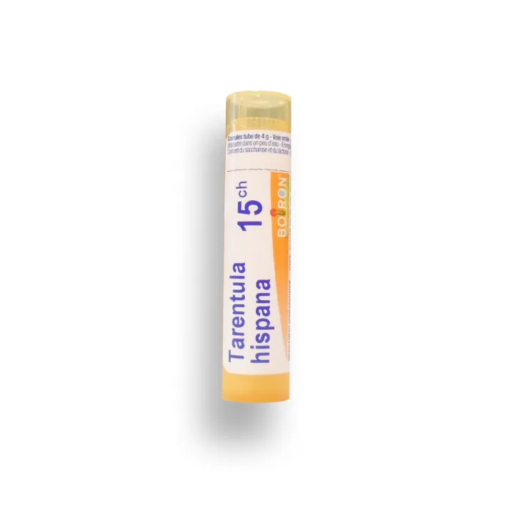 Tarentula hispana Boiron tubes granules et doses - 4 CH 5 CH 7 CH 9 CH 12 CH 15 CH 30 CH
