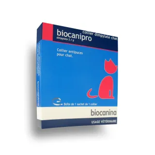 Biocanipro collier dimpylate chat boite de 1