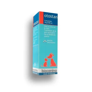 Biocanina Otostan chiens et chats - Traitement auriculaire 15 ml