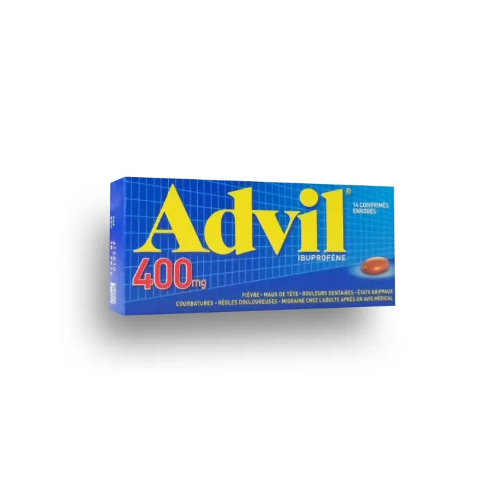 Advil 400 mg ibuprofène - Boite de 14 comprimés enrobés