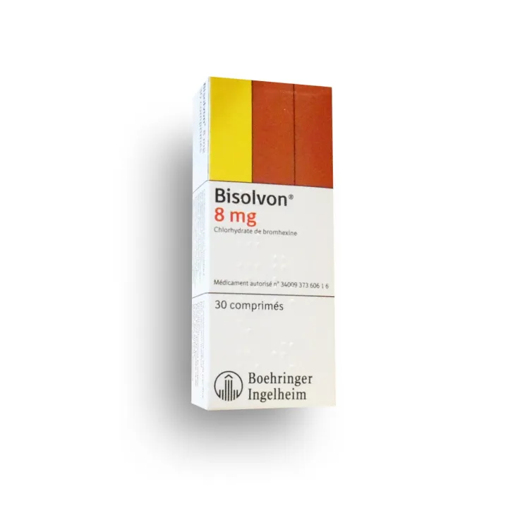 Bisolvon 8 mg boite de 30 comprimés