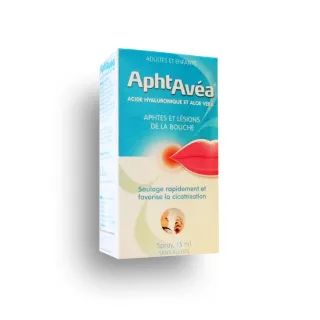 Aphtavéa spray acide hyaluronique et aloe vera 15 ml
