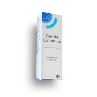 Gel de Calamine irritations cutanées, psoriasis, varicelle - Tube de 50 ml