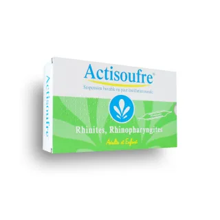 Actisoufre ampoule buvable rhinites, rhinopharyngites - Boite de 30 ampoules