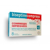 Biseptine compress - Plaies superficielles